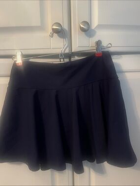 Women’s navy tennis Skirt - Classic Flared Style w/shorts
